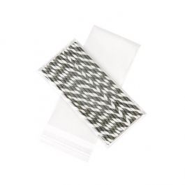 Plastic Bags 10.4x22.7cm Transparent Peel and Seal (100 pieces) [B48]