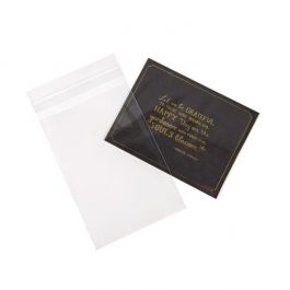 Plastic Bags 10.8x15.6cm Transparent Peel and Seal(250 pieces) [VL4X6]