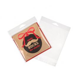 Headerbags 14.4x14.1cm Reclosable and Crystal Clear (100 pieces) [HB5X5M]