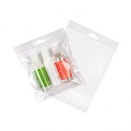 Headerbags 13.2x12.9cm Reclosable and Crystal Clear (100 pieces) [HB5X5SM]