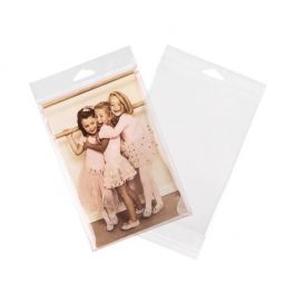 Headerbags 13.8x18.4cm Reclosable and Crystal Clear (100 pieces) [HB75]