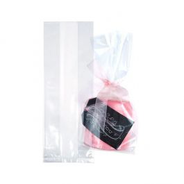 Plastic Bags 8.9x5.7x24.8cm with side gusset (100 pieces) [GB25]