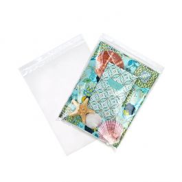 Grip Seal Bags with Hang and Vent-hole 24x32cm Crystal Clear PP 50 micron (100 pieces) [ZR9H12HV]