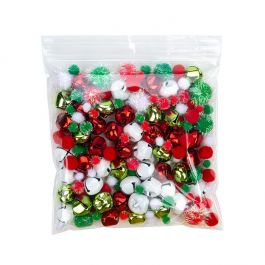 Grip Seal Bags with Hang hole 18x18cm Crystal Clear PP 50 micron (100 pieces) [ZR77]