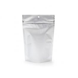 Child Resistant Pouch Bags Matte Silver 14,9x6,4x23,2cm (100 Pieces) [CRP7MS]