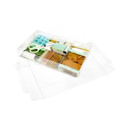 Plastic Gift Boxes 19.1x5.1x32.2cm Crystal Clear (25 pieces) [FPB260]