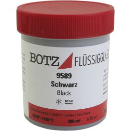 Glaze for clay, black, 200 ml/ 1 tub [HOB-675984]