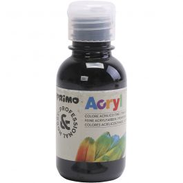 PRIMO luxury acrylic paint, black, 125 ml/ 1 bottle [HOB-638384]