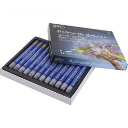 Watercolor Crayons, ultra marine, 12 pc/ 1 pack [HOB-427356]