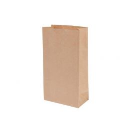 Block bottom bags Paper 9.5x6x16 cm, uncoated (500 pieces) [GB-DRE03912]