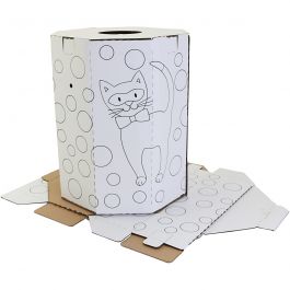 Carnival Barrel, With print, H: 39 cm, 2 pc/ 1 pack [HOB-862012]