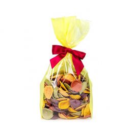 Block Bottom Bags Neon Yellow w/ Paper Insert 12,7x7,6x30,5 cm (100 pieces) [FGPB1NY]