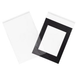 Plastic Bags 39.2x56.5cm Transparent Peel and Seal (100 pieces) [B15]