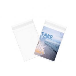 Plastic Bags 11.7x16.2cm Transparent Peel and Seal (100 pieces) [B4X6XL]
