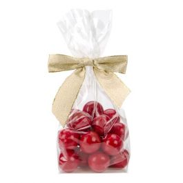 Block Bottom Bags Clear 7.6x5.1x20.3cm with paper insert (100 pieces) [FGPBH20]