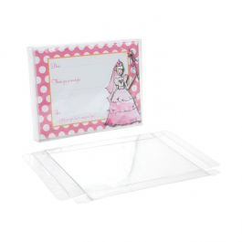 Plastic Gift Boxes 11.4x1.6x14,9cm Crystal Clear (25 pieces) [FPB116]