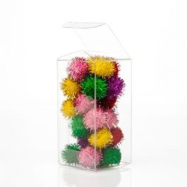 Plastic Gift Boxes 9.5x5.1x13.2cm Crystal Clear (25 pieces) [FPB320]