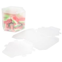Frosted Hexagon Box 8.9 x 8.9 x 7.6 cm (25 Pieces) [FS352F]