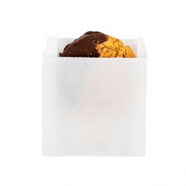 Greaseproof Bags White 10,2x2,9x11,4cm (100 Pieces) [GPB2W]