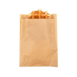 Greaseproof Bags Kraft 14x2,9x19,1cm (100 Pieces) [GPB4K]