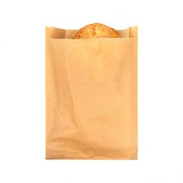 Greaseproof Bags Kraft 17,1x2,9x22,9cm (100 Pieces) [GPB6K]