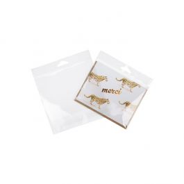 Headerbags 14.9x11.4cm Reclosable and Crystal Clear (100 pieces) [HB45]