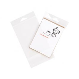 Headerbags 10.3x13.7cm Reclosable and Crystal Clear (100 pieces) [HB4B1]