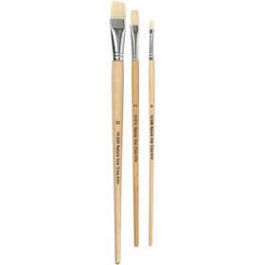 Nature Line Brushes, size 8+14+20 , , long handles, 3pcs [HOB-100257]