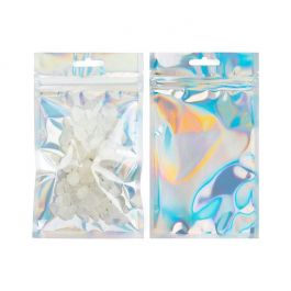 Grip Seal Bags Holographic/Transparent 10,2x15,2cm (25 Pieces) [HZBB46CH]