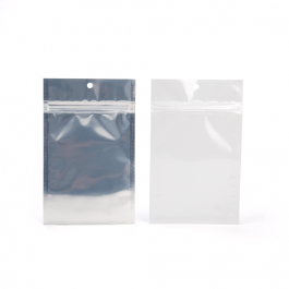 Grip Seal Bags Transparent/White 9x12.5cm (100 pieces) [HZBB4CW]