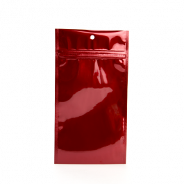 Grip Seal Bags Red 9x12.5cm Metallised (100 pieces) [HZBB4MR]