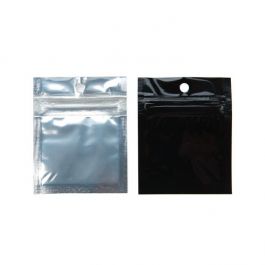 Grip Seal Bags Transparent/Black 5x5cm (100 pieces) [HZBB9CB]