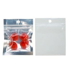 Grip Seal Bags Transparent/White 5x5cm (100 pieces) [HZBB9CW]