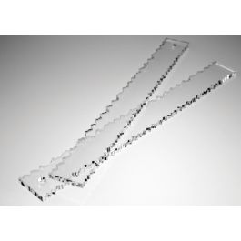 Ruler Deckled 13.7x1.6x18.7cm (1 pc) [RULER]