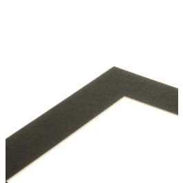Mount Board Black 19.1x29.2cm Window - Outer size 30.5x40.6cm Conservation Quality (25 pieces) [MS30040]