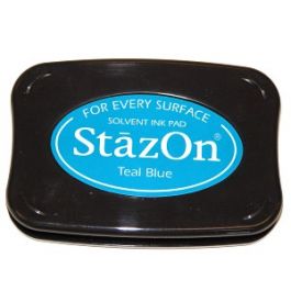 Ink Pads Stazon Teal Blue (1 pc) [SZ-000-063]