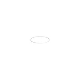 Decorative Loops Vinyl Stretch Transparent 30.5cm (50 pieces) [12CVL]