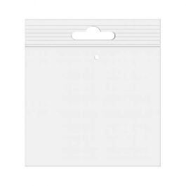 Grip Seal Bags with Euroslot and Vent-hole 12.5x12.5cm Crystal Clear PP 50 micron (100 pieces) [ZE55V]