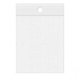 Grip Seal Bags with Hang and Vent-hole 15x23cm Crystal Clear PP 75 micron (100 pieces) [Z3R69V]