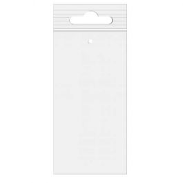 Grip Seal Bags with Euroslot and Vent-hole 10x20.5cm Crystal Clear PP 50 micron (100 pieces) [ZE48V]