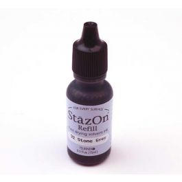 Ink Pads Stazon Refill Stone Gray (1 container) [SZ32INK]