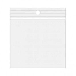 Grip Seal Bags 100x100mm with Hang Hole, PE 50 micron (100 pcs) [2PR44]