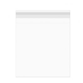 Plastic Bags 107.8cm Transparent Peel and Seal (50 pieces) [B4234]