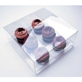 Cupcake Boxes for Six 22.9 x 22.9 x 10.2cm (100 Pieces) [CBS175]