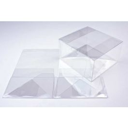 Plastic Gift Boxes 19.1x17.8x10.2cm Autolock Bottom (25 pieces) [FPLB177]