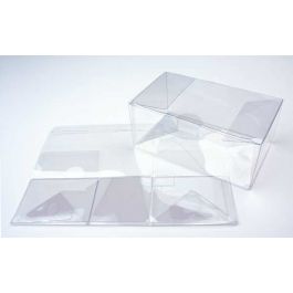 Plastic Gift Boxes 10.8x4.1x10.8cm Autolock Bottom (25 pieces) [FPLB194]