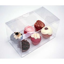 Cupcake Boxes for Six Minis 17.8 x 10.2 x 7.6cm (100 Pieces) [CBS179]
