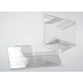 Plastic Gift Boxes 12.7x7.6x5.1cm Food Safe with Autolock Bottom (25 pieces) [PLB199]