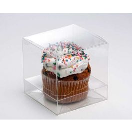 Cupcake Boxes for Jumbo Singles 10.2 x 10.2 x 10.2cm (100 Pieces) [CBS208]