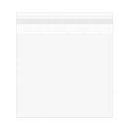 Plastic Bags 14.5x12.7cm Transparent Peel and Seal (100 pieces) [B53Q5]